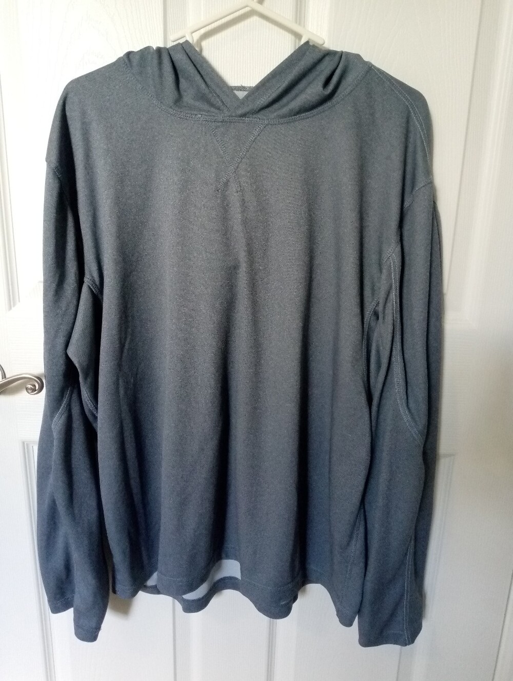 Men's Hooded Long-Sleeve Pullover Sweatshirt - Gray